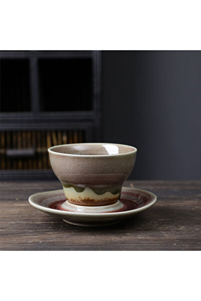 MIBRU Coffee ceramic cup with plate 120ml