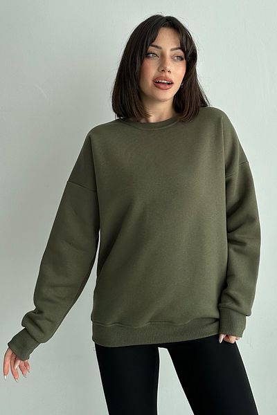 zunop Women's Crew Neck Oversize Sweatshirt