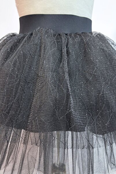 LULLY KİDS Lully Kıds Дівчача спідниця з павутинним тюлем і деталями