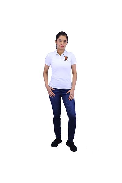 Giordano Women's 3D Lion Polo