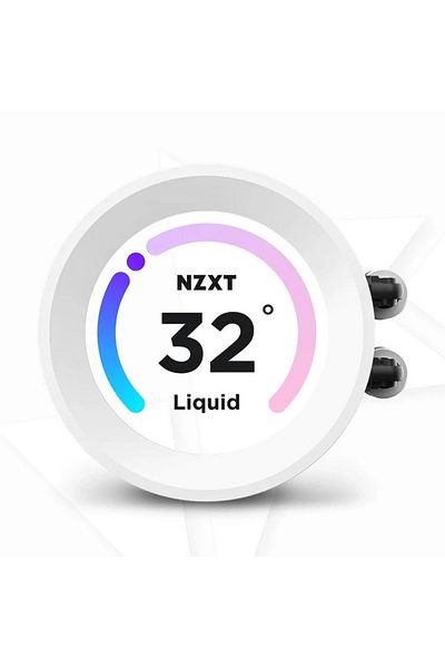 Nzxt Elite 240mm RGB AIO Display 60 Hz White