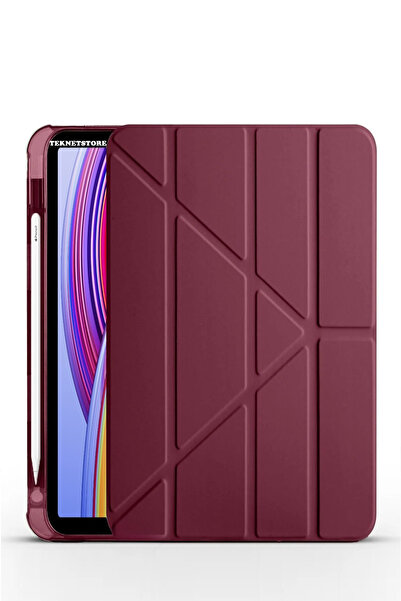 TEKNETSTORE Xiaomi Redmi Pad Pro 12.1 / Poco Pad Uyumlu Kalem Bölmeli Standlı Kapaklı Uyku Modlu Akıllı Kılıf