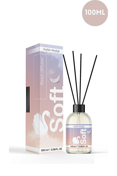 parfüm mutfağı Soft Pudra Bambu Çubuklu Ortam Kokusu Aparat Hediyeli 100ml