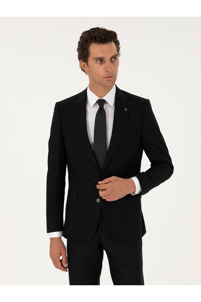 Cacharel Siyah Slim Fit Ceket 50292488-VR046