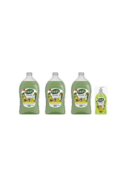 Dalan Olive Miracle - Liquid Soap Family, 1.5 Lt, 3 Pieces, 650 Ml, 1 Piece