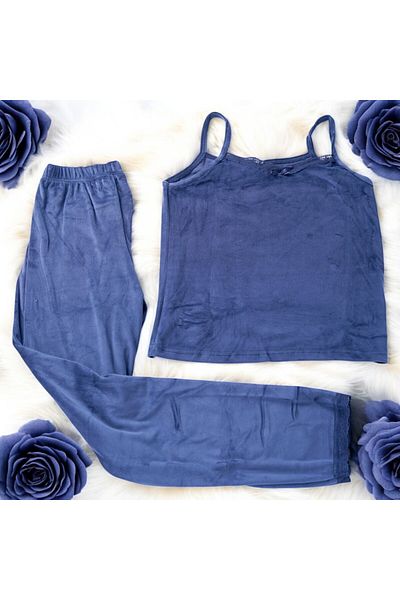 Mihra Velvet Dressing Gown 3 Piece Set