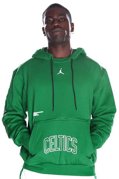 Nike Мъжки суитшърт с качулка Jordan Boston Celtics NBA, зелен