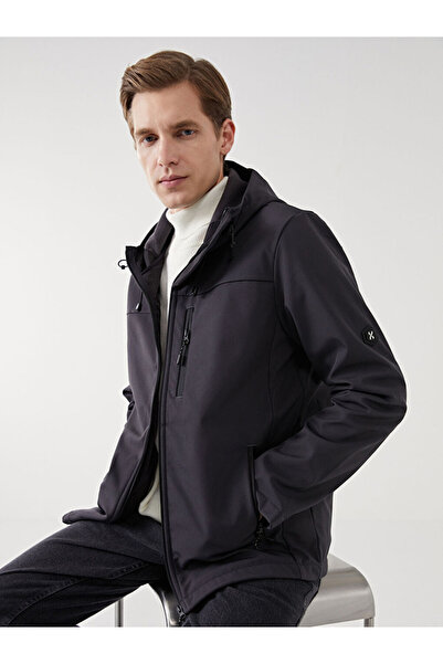 LC Waikiki LCW معطف قياسي بغطاء للرأس للرجال