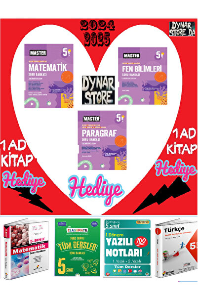 Okyanus Yayıncılık Okyanus Yayınları 5. Sınıf Master Fen Bilimleri + Matemati...