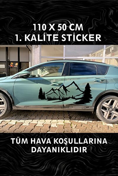 3M Off Road Sticker 100x50 cm / Araç Kapı Sticker / Araç Sticker / Dağ Arazi ...