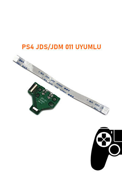 siar PS4 V1 KOLLAR İLE UYUMLU JDS JDM 011 USB PORT SOKET VE 12 PIN FLEX KABLO