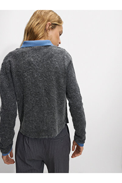 PARFOİS Yün Örme Hırka