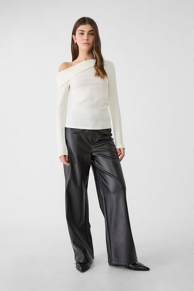 Stradivarius Asimetrik örgü top