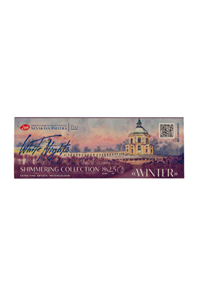 ST. PETERSBURG White Nights Extra-Fine Tam Tablet Sulu Boya Seti 2.5 ml Shimm...