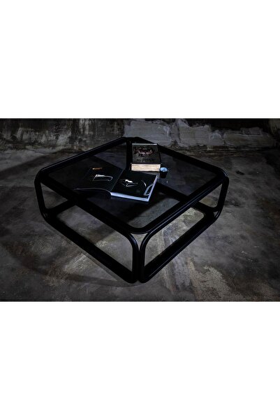 ReHome Camaro Orta Sehpa | Salon Sehpası | Cam | Mdf