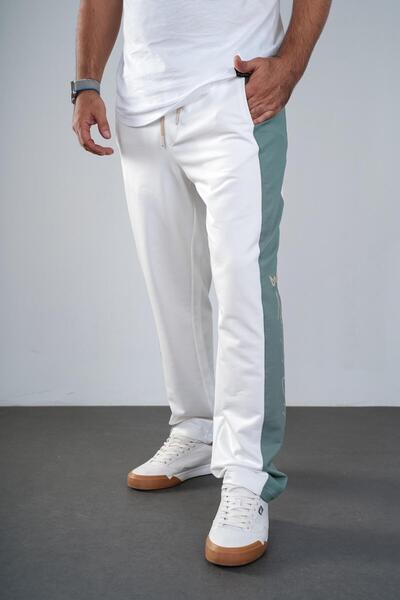 Butik Trend We Side Garnished Text Detail Regular Fit Men's Bottoming Sweatpants with Pockets