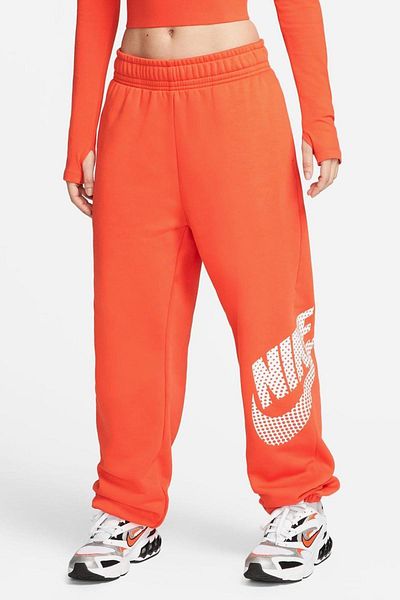 Nike Sportswear Women's Oversized Fleece Dansce Pants Women's Oversized Sweatpants Red