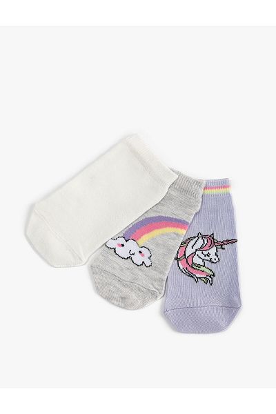 Koton Set șosete Unicorn 3 piese multicolore