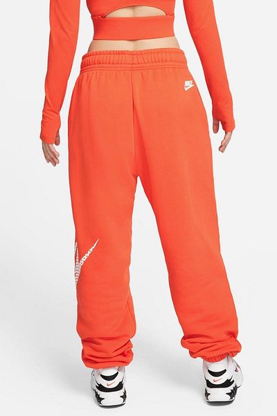 Nike Sportswear Women's Oversized Fleece Dansce Pants Women's Oversized Sweatpants Red