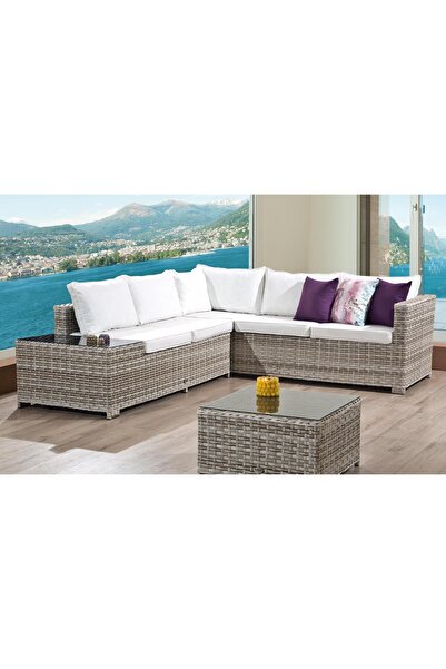 Flexy Garden Flexy Zen Bahçe Köşe Mobilya Takımı | Rattan Bahçe Mobilyası | 316