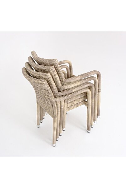 ReHome Peter 100x215 Rattan Bahçe Masa Takımı | Rehome