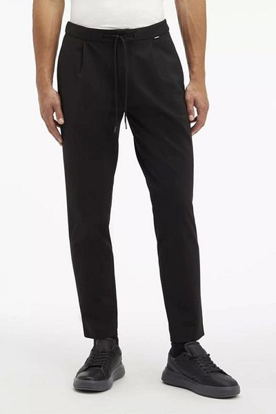 Calvin Klein Men's Black Regular Waist Black Sweatpants