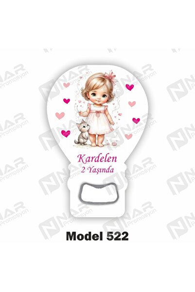 Nar Promosyon 30 Adet Balon Açacak Magnet - Arkası Mıknatıslı - Ambalaj Hediy...