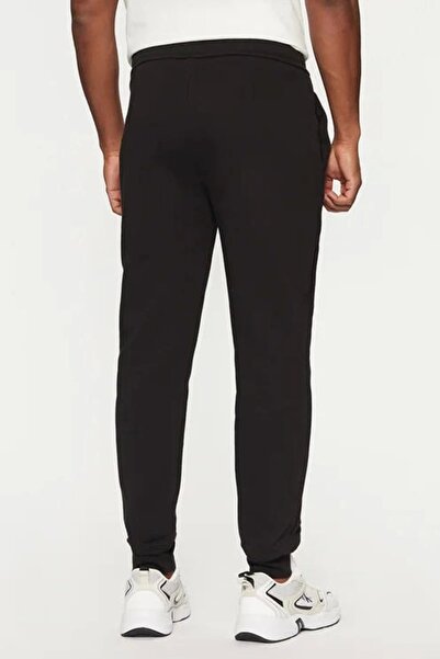 Calvin Klein Erkek Siyah Logolu Slim Fit Eşofman Altı