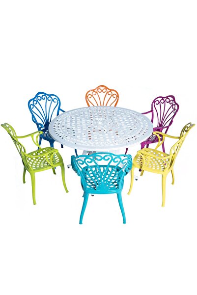 ReHome Alüminyum Masa Sandalye Takımı cg725