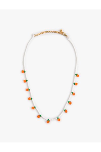 Koton Bead Detailed Flower Necklace