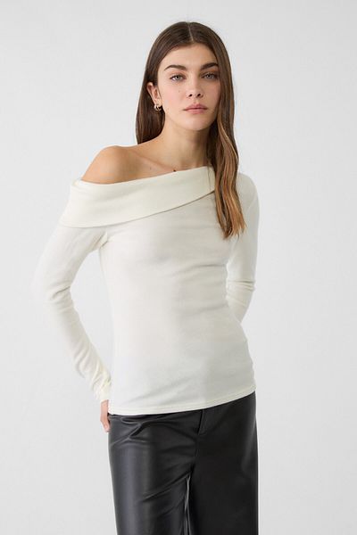 Stradivarius Asimetrik örgü top