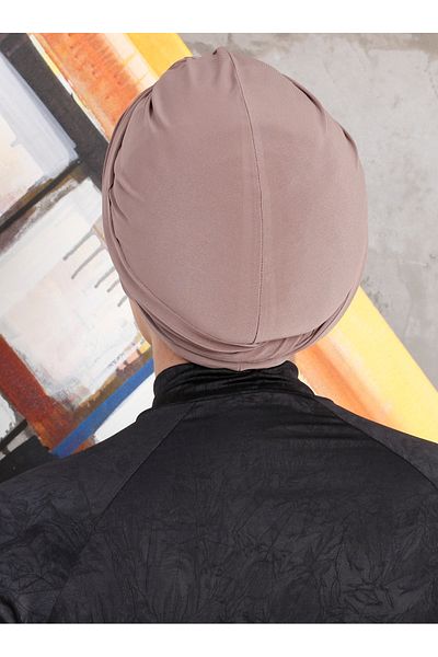Differenza Soft Mink Sandy Wrapped Bonnet