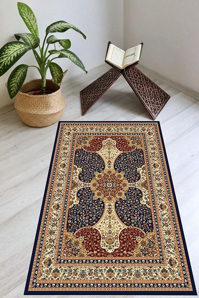 Carmine Carpet Ψηφιακή τυπωμένη αντιολισθητική βάση προσευχής
