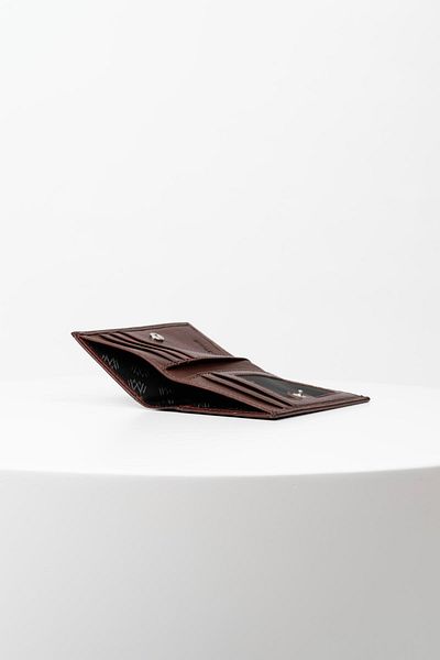 BAYDERİ Bayderi Cassy Genuine Leather Vertical Card Holder Wallet