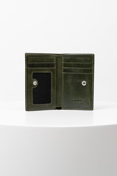 BAYDERİ Bayderi Cassy Genuine Leather Vertical Card Holder Wallet