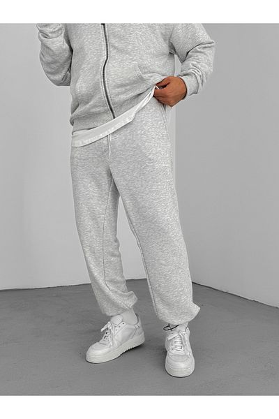 BYBASICMAN Pm-0049 Model Gray Stopper Tracksuit