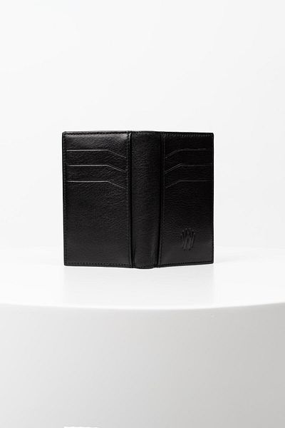 BAYDERİ Bayderi Cassy Genuine Leather Vertical Card Holder Wallet