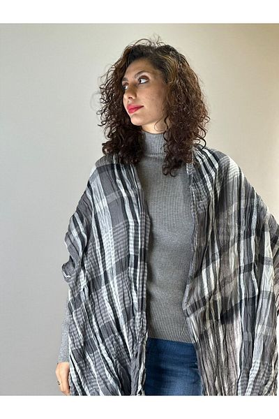 Gönülden Tasarım UNISEX ΚΑΡΟΤΕ ΤΕΤΡΑΓΩΝΟ Φουλάρι ΣΑΛΙ 200Χ90 ΕΚ