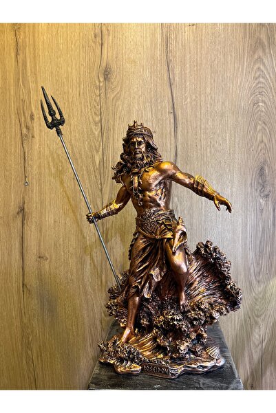Ephesus Hediyelik Poseidon Heykel Biblo 45 cm