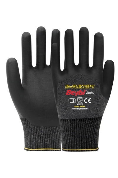 Beybi قفازات B-Flex134 من رغوة الليكرا النتريل