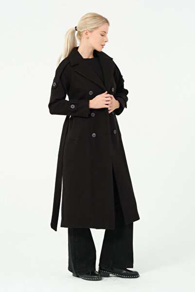 GLR&GYM KAREN KADIN SPOR KIŞLIK ASTARLI ÖRME KAŞE MANTO