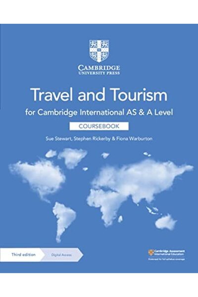 Cambridge University Press كتاب دورة السفر والسياحة من المستوى A وAS من كامبريدج الدولية مع إمكانية الوصول الرقمي لمدة عامين