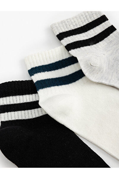 Koton Set of 3 Cotton Striped Socks