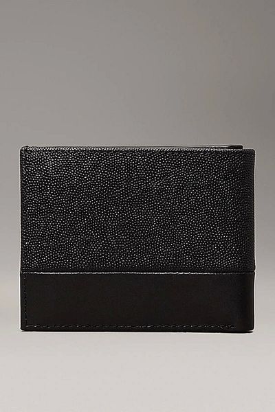 Calvin Klein Pánská kožená peněženka s černým logem