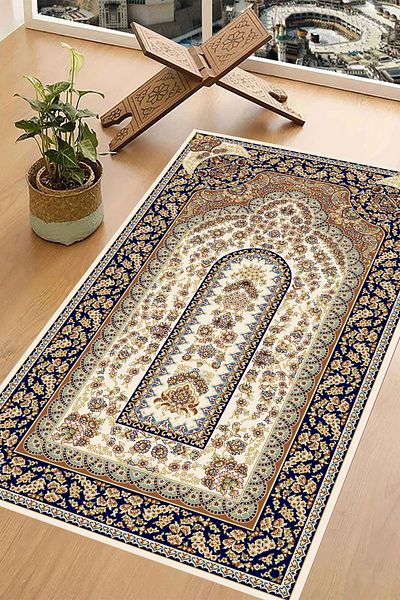 Carmine Carpet Digital Printed Washable Non-Slip Base Prayer Rug