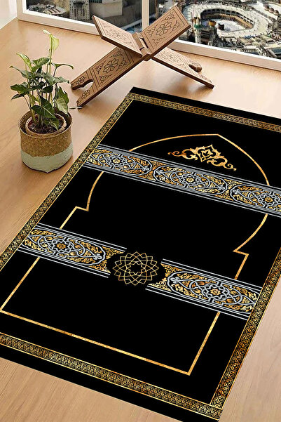 Carmine Carpet Digital Printed Washable Non-Slip Base Prayer Rug