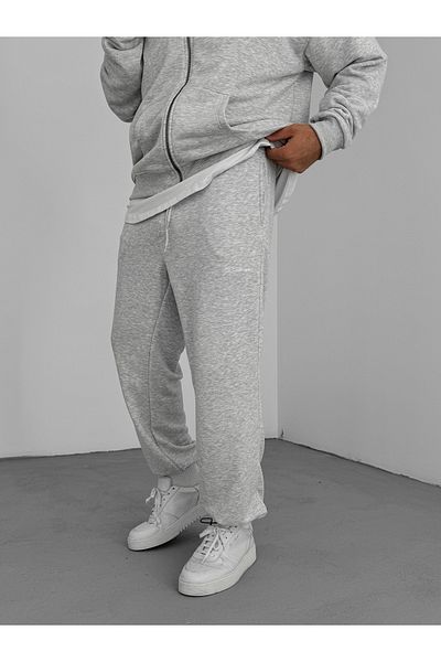BYBASICMAN Pm-0049 Model Gray Stopper Tracksuit