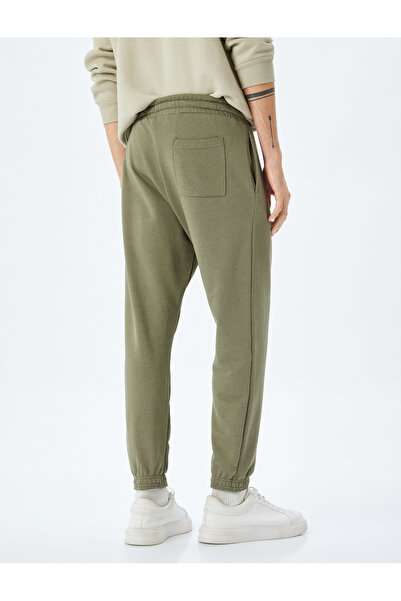 Koton Cotton Blended Elastic Leg Pocket Detailed Waist Lace up Sweatpants