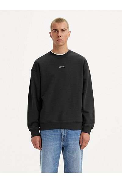 Levi's Ανδρικό μαύρο φούτερ Relaxed Fit - A4230-0023