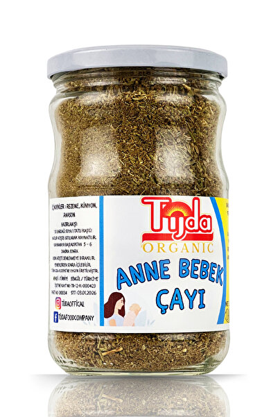 TİJDA Anne Sütü Artırıcı-Anne Bebek Çayı-350 GR.Rezene, Kimyon, Anason ,Gaz,,Uyku Düzeni, Öğütülmüş